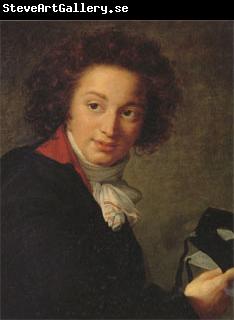 VIGEE-LEBRUN, Elisabeth Count G I Chernyshev Holding a Mask (mk05)